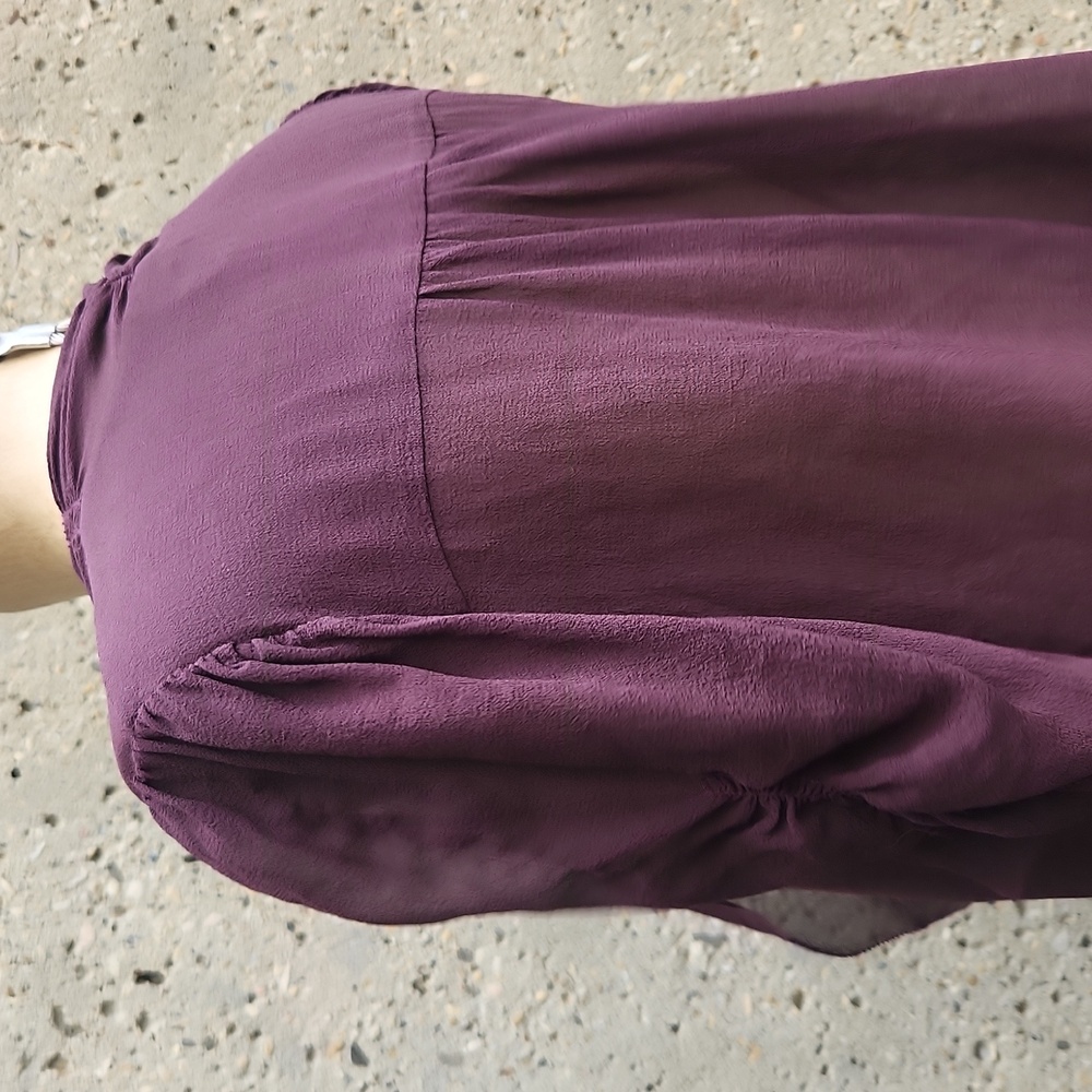 Babaton Silk Purple Blouse - Picture 12 of 13